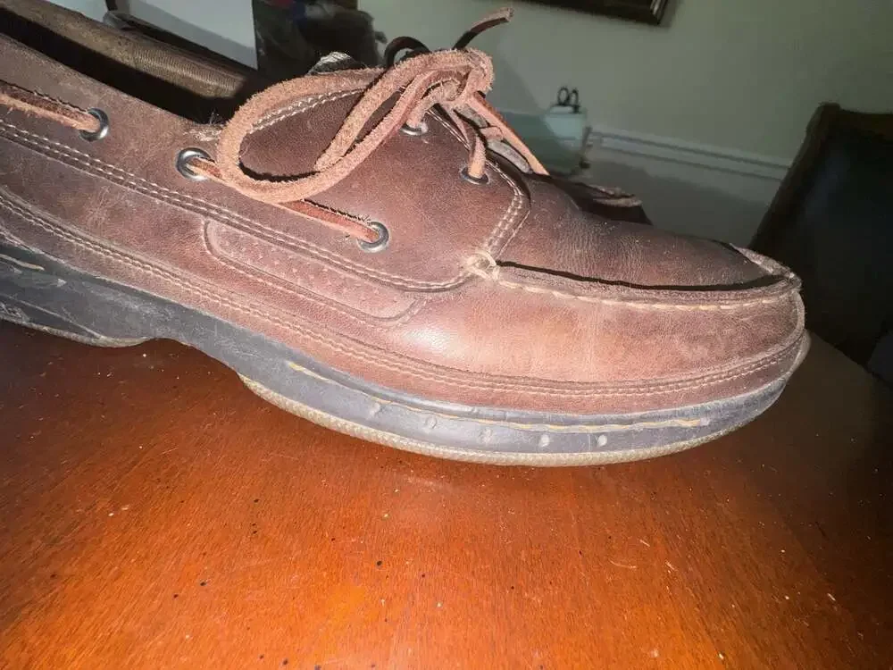 Dunham Brown Leather MCN420SB Boat Shoes Men's Size 10 D